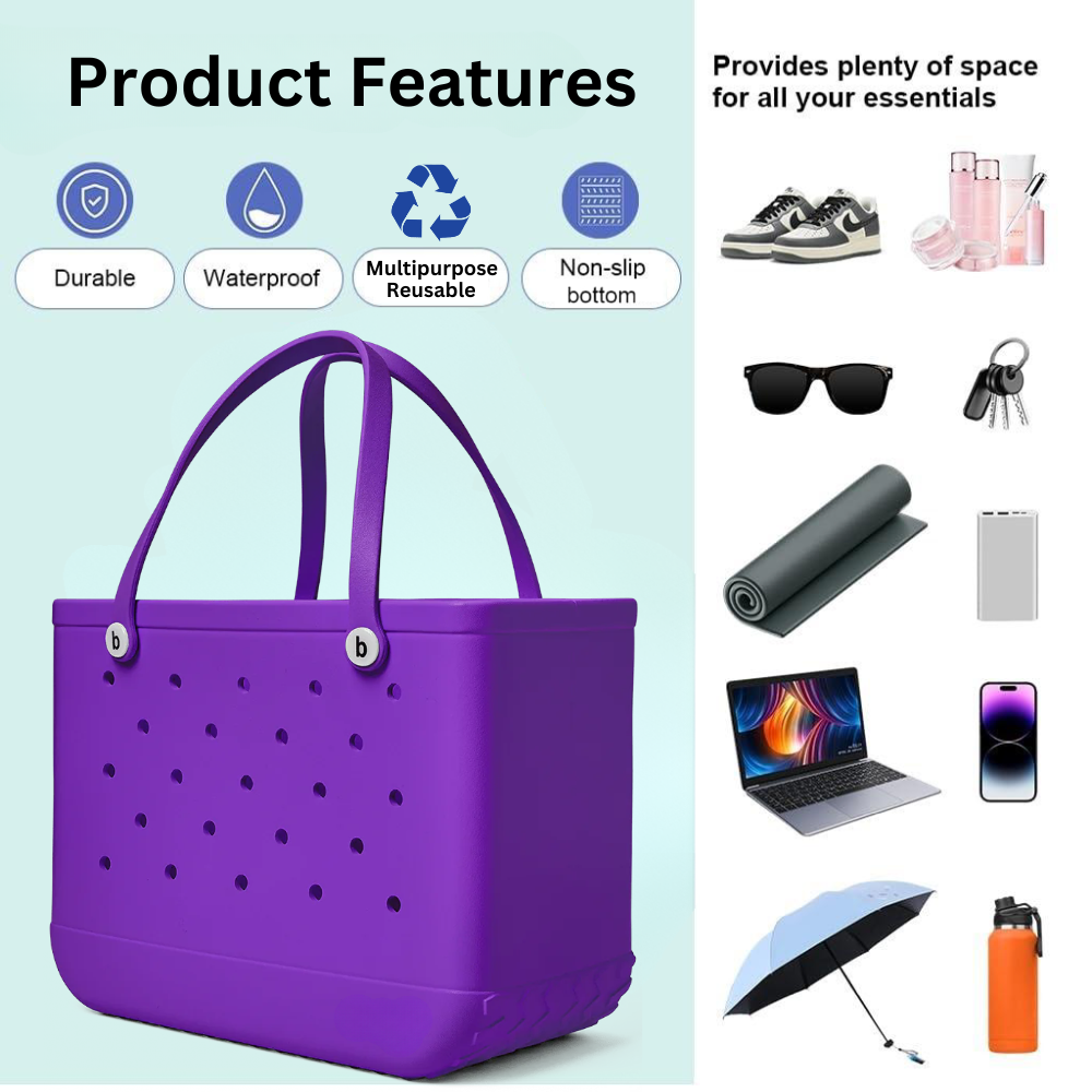 Vibee Tote Bag-Violet
