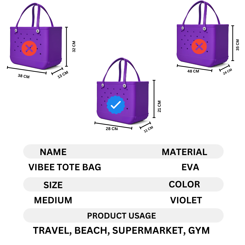 Vibee Tote Bag-Violet