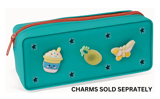 Multipurpose Carry Case (Pencil Pouch / Makeup Pouch)-Teal Blue