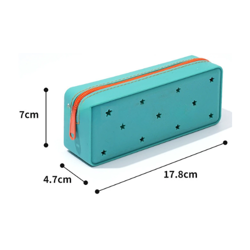 Multipurpose Carry Case (Pencil Pouch / Makeup Pouch)-Teal Blue