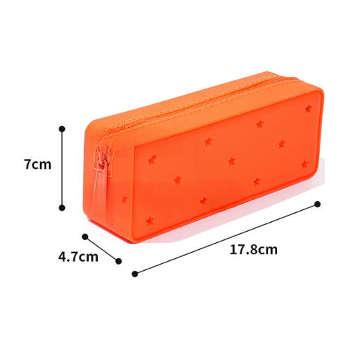Multipurpose Carry Case (Pencil Pouch / Makeup Pouch)-Orange