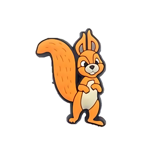 Masha and the Bear – Squirrel Shoe Charm for Crocs & Clogs 🐿️✨