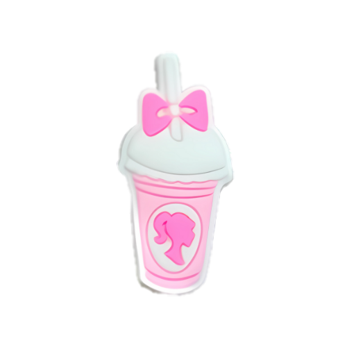Barbie Drink Shoe Charm for Crocs & Clogs 💖🥤✨