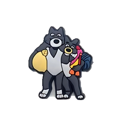 Masha and the Bear – The Wolves Shoe Charm for Crocs & Clogs 🐺✨