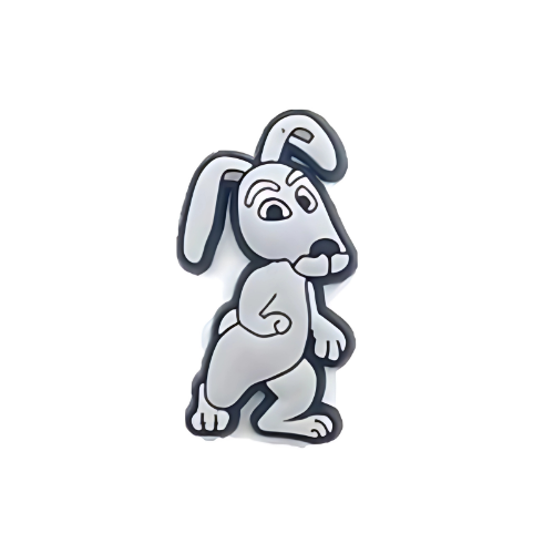Masha and the Bear – Hare Shoe Charm for Crocs & Clogs 🐰✨