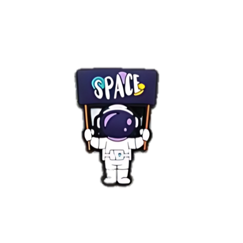 Astronaut Exploring Space Shoe Charm for Crocs & Clogs 🚀🌌