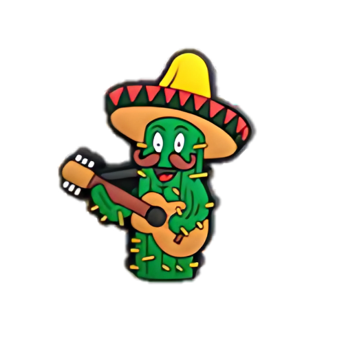 Mexican Guitar Shoe Charm 🎸🇲🇽