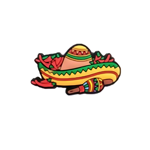 Mexican Hat Shoe Charm for Crocs & Clogs 🎉🔥